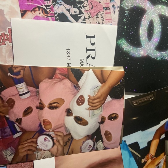 super cute pink sparkly collage kit - Picture 2 of 3